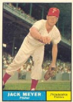 1961 Topps Baseball Cards      111     Jack Meyer